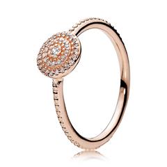 1003686100001 - Rose Ring für Damen Zirkonia