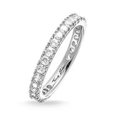 1004412700007 - Eternityring für Damen aus 925er Silber mit Zirkonia