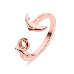 1004474800004 - Ancuff Ring für Damen aus rosévergoldetem Edelstahl