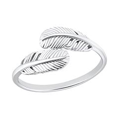 1005044300009 - Ring mit Federmotiv aus Sterlingsilber für Damen 1005044300009 - Ring mit Federmotiv aus Sterlingsilber für Damen