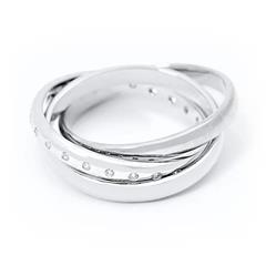 1005087200007 - Ring für Damen aus Sterlingsilber mit Zirkonia