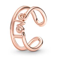 1005105900001 - Offener Love Ring für Damen ROSE