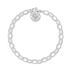 1005115700004 - Charm Armband aus Sterlingsilber mit Diamanten