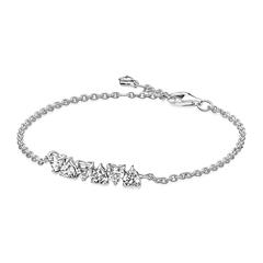 1005151800003 - Herzarmband aus Sterlingsilber mit Zirkonia für Damen