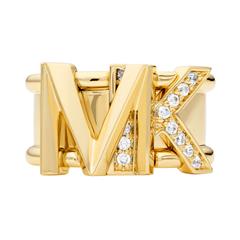 1005169200000 - Ring für Damen aus vergoldetem Messing mit Zirkonia