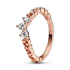 1005288200004 - Ring Diadem für Damen rosévergoldet