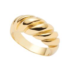 1005299800002 - Damen Ring Giro aus Edelstahl IP Gold