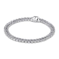 1005662500003 - Gliederarmband für Damen Timeless Pavé Sterlingsilber