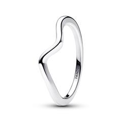 1005671900009 - Damen Ring Welle aus Sterlingsilber Timeless