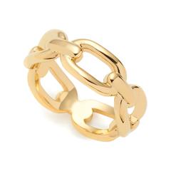 1005697800000 - Damen Ring Mathilde aus Edelstahl IP Gold