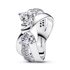 1005916100003 - Damenring mit Schleife aus Sterlingsilber Timeless