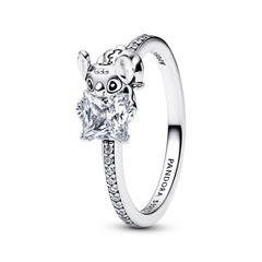 1006321100008 - Disney Stitch Ring aus 925er Silber mit Zirkonia