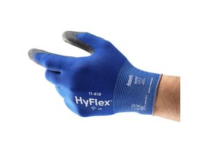 1007649064706 - HyFlex 11618R070-1P Polyurethan Arbeitshandschuh Größe (Handschuhe) 7 en 214202020 1 Paa - Ansell