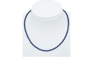 1011082888119 - Collier FIRETTI Schmuck Geschenk Halsschmuck Halskette Farbstein Edelstein Lapislazuli Halsketten Gr 45 Messing Breite 4 mm goldfarben (gelbgoldfarben blau) Damen Colliers Made in Germany - mit Lapislazuli