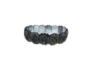 1011184442172 - Armband FIRETTI Schmuck Geschenk Armschmuck Armkette Zugarmband Rosen Armbänder Gr Synthetik grau Damen Armbänder Silber