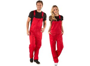 1140197015650 - Latzhose unisex rot