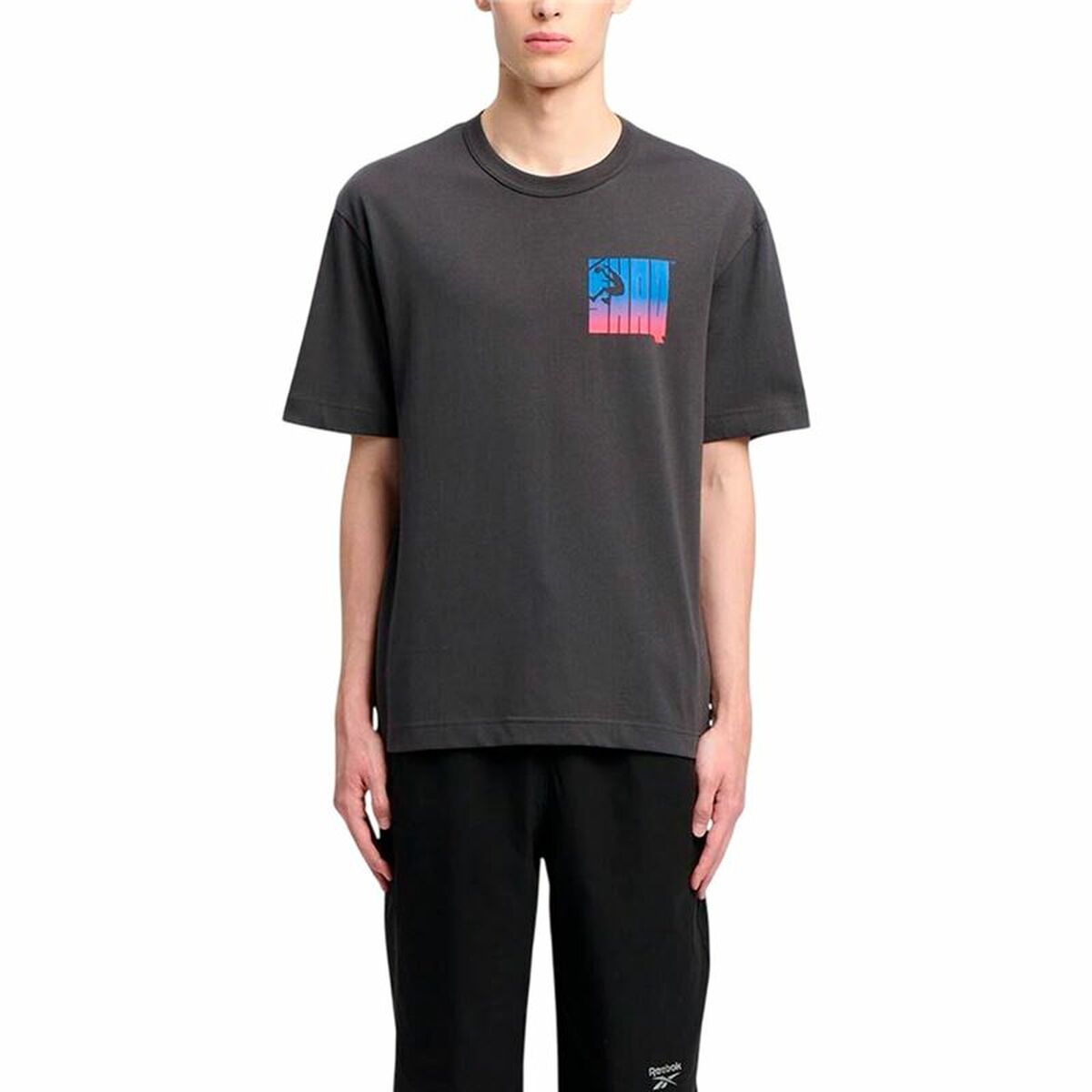 1200161542633 - Men’s Short Sleeve T-Shirt Gs Hs Shaq Silo Logo Black