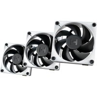 1220000350663 - THICC FP12 Fan 3 Pack - Gehäuselüfter - 120mm - Weiß mit schwarzen Flügeln - 47 dBA