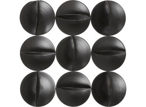 1234980236015 - Wanddekoobjekt LEGER HOME BY LENA GERCKE Kreise Wanddekoobjekte Gr B H T 75 cm x 76 cm x 13 cm schwarz Wanddekoration Wanddekoobjekte Wanddeko aus Metall bestehend 9 Elementen Wohnzimmer