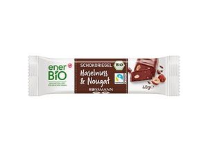 2005615349290 - enerBiO Bio Haselnuss Nougat Nussriegel 24 Riegel