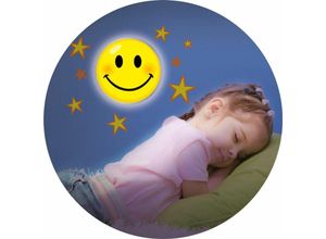 2008002325006 - Buri - 12xLED Wandsticker-Set emoji Deko Sticker Bilder Wohnen Living Beleuchtung Licht