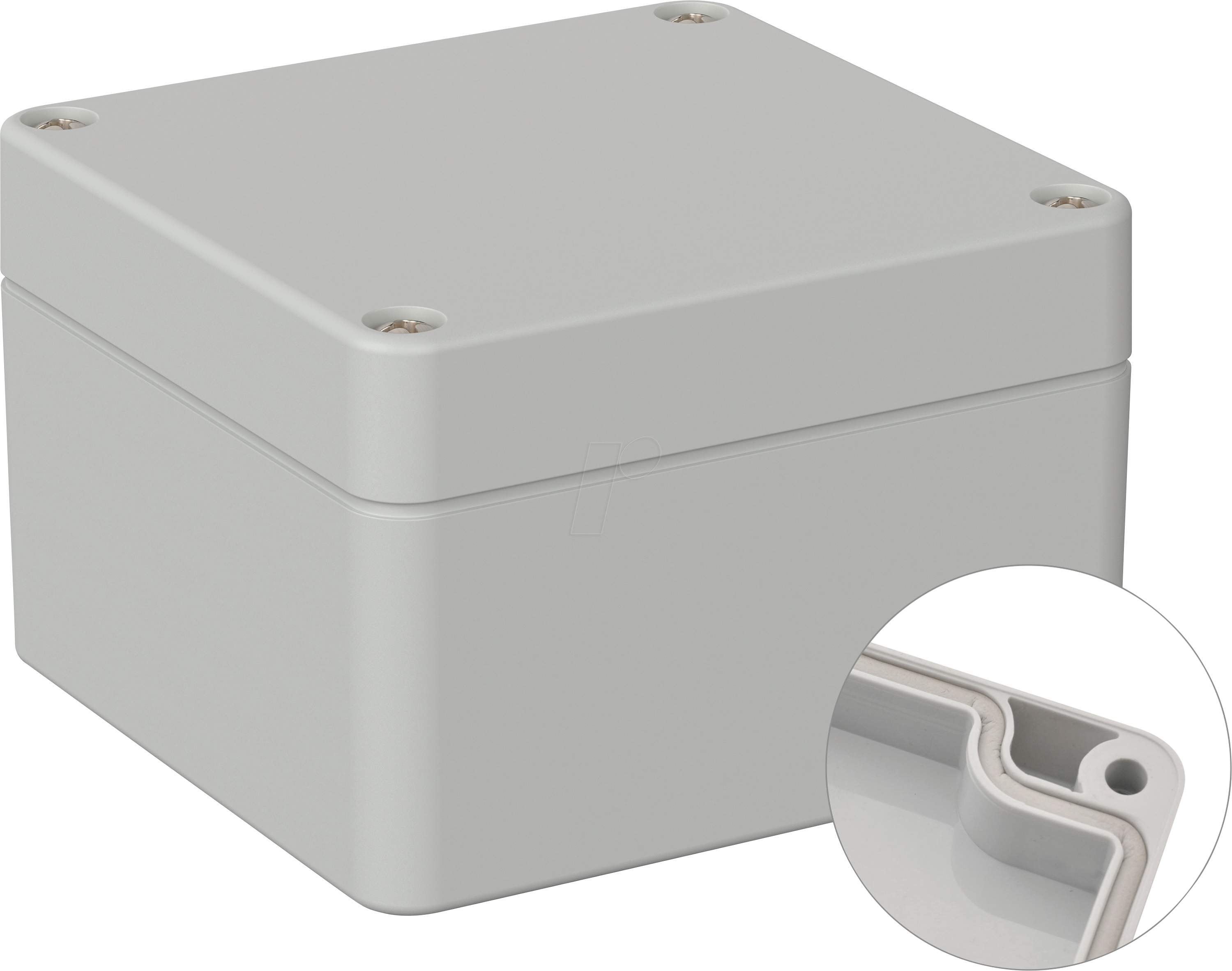 2050000001109 - 5U310000 - Industriegehäuse 82 x 80 x 55 mm IP66 lichtgrau 2050000001109 - 5U310000 - Industriegehäuse 82 x 80 x 55 mm IP66 lichtgrau