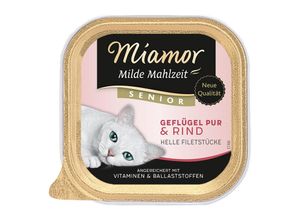 2050000095276 - Milde Mahlzeit Senior Geflügel & Rind 16x100 g