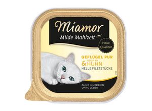 2050000215346 - Milde Mahlzeit Geflügel pur & Huhn 16x100 g