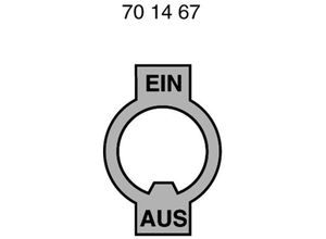 2050000221101 - 240002021 Bezeichnungsschild Aufdruck-Motiv ein aus Metall 1 St - Marquardt