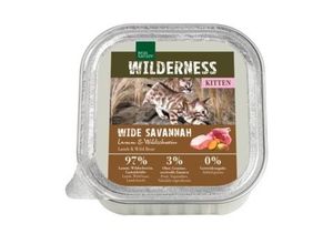 2050000238567 - REAL NATURE WILDERNESS Kitten 16x100g Wide Savannah Lamm & Wildschwein