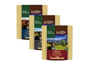 2050000244469 - REAL NATURE Country Selection Adult Probierpaket 3x1kg Probierpaket 2 Mix-Pack