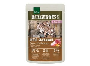 2050000417986 - REAL NATURE WILDERNESS Kitten 12x85g Wide Savannah Lamm & Wildschwein