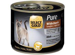 2050000419720 - SELECT GOLD Pure Adult Paté Wildschwein 6x200 g 2050000419720 - SELECT GOLD Pure Adult Paté Wildschwein 6x200 g