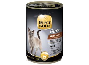 2050000419768 - SELECT GOLD Pure Adult Paté Wildschwein 6x400 g