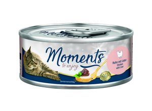 2050000449796 - MOMENTS Adult Huhn mit Leber 12x70 g