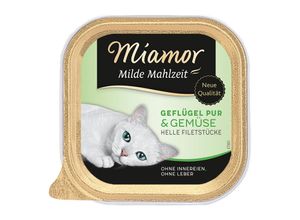 2050000522536 - Milde Mahlzeit Geflügel pur & Gemüse 32x100 g