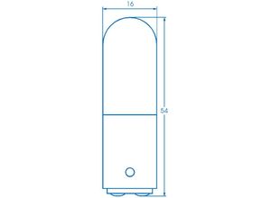 2050001718617 - 00122610 Kleinröhrenlampe 220 v 260 v 6 w 10 w BA15d Klar 1 St - Barthelme