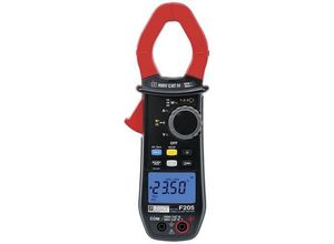 2050002748989 - Chauvin Arnoux F205 Stromzange Hand-Multimeter kalibriert (ISO) digital CAT III 1000 V CAT IV 600 V Anzeige (Counts) 6000