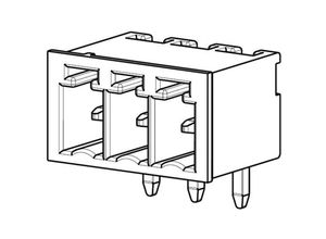 2050005277264 - Buchsengehäuse-Platine Polzahl Gesamt 2 Rastermaß 350 mm 284512-2 1 St - Te Connectivity