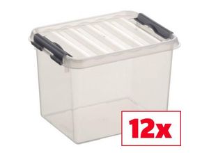 2050005543734 - Aufbewahrungsbox Sunware Q-line Transparent 3 l (B x H x T) 150 x 140 x 200 mm 12 St