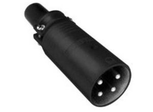 2050005644981 - EP-6-12B XLR-Steckverbinder Stecker gerade Polzahl 6 Schwarz 1 St