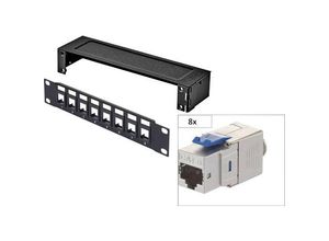 2050005851112 - KSV8 12 Port Netzwerk-Patchbox CAT 81 1 HE