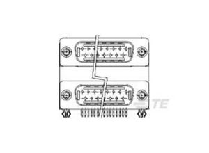 2050006700754 - TE AMP AMPLIMITE Stackable Connectors 1734280-3 1 St