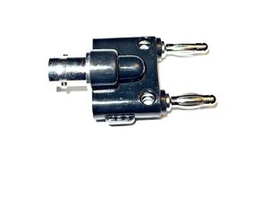 2050008228102 - BU-00260 Messadapter BNC-Buchse - Bananenstecker Silber - Mueller Electric