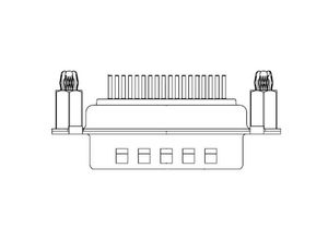 2050008535712 - 1731130236 D-SUB Steckverbinder Polzahl (num) 62 Lötpins 1 St Bulk