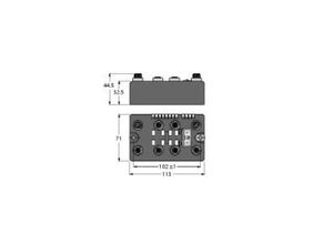 2050009024338 - BLCDN-4M12MT-8XSG-PD 6811008 Sensor Aktorbox aktiv 1 St