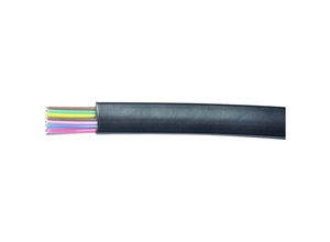 2050009084868 - Econ Connect - MPFK8SW Flachbandkabel Schwarz 100 m