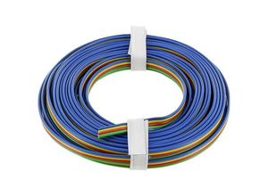 2050009091651 - Econ Connect - KL4X014FARB50 Litze 4 x 014 mm² Blau Gelb Rot Grün 50 m