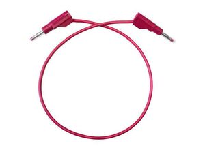 2050009203658 - Mueller Electric BU-P4911B-24-2 Messleitung [Bananenstecker - Bananenstecker] 06 m Rot 1 St