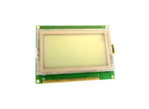 2050009878436 - Display Elektronik LCD-Display Gelb-Grün 128 x 64 Pixel (B x H x T) 9300 x 7000 x 143 mm DEM128064ASYH-LYT